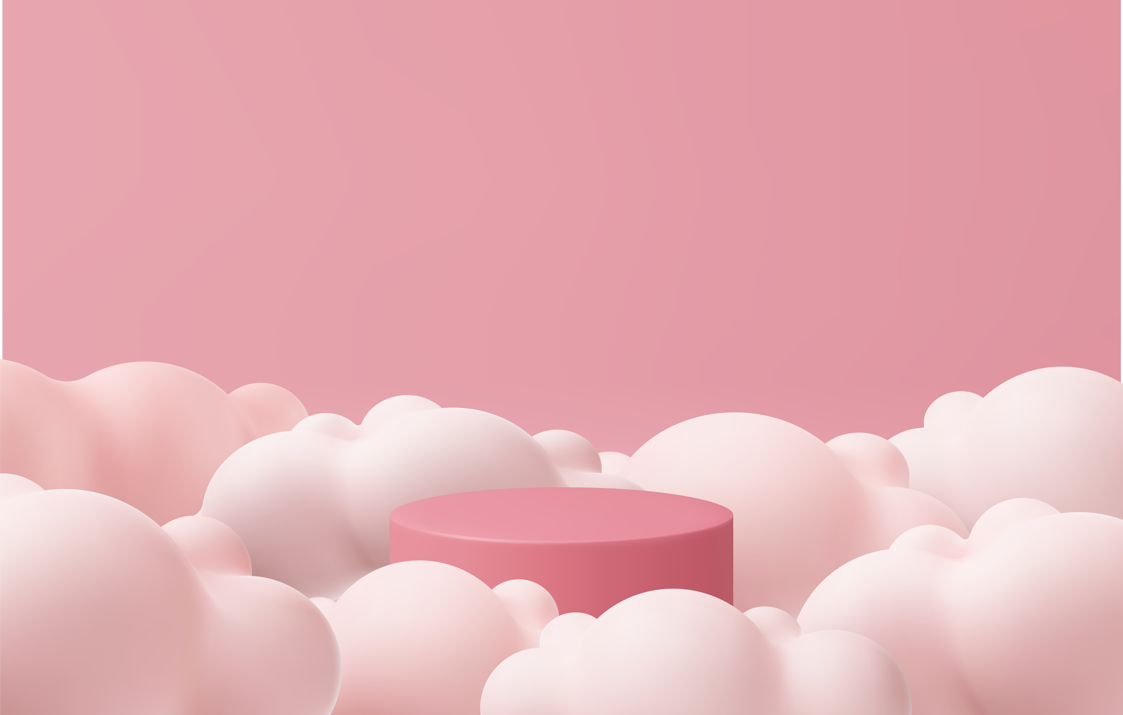 3D Pink Podium